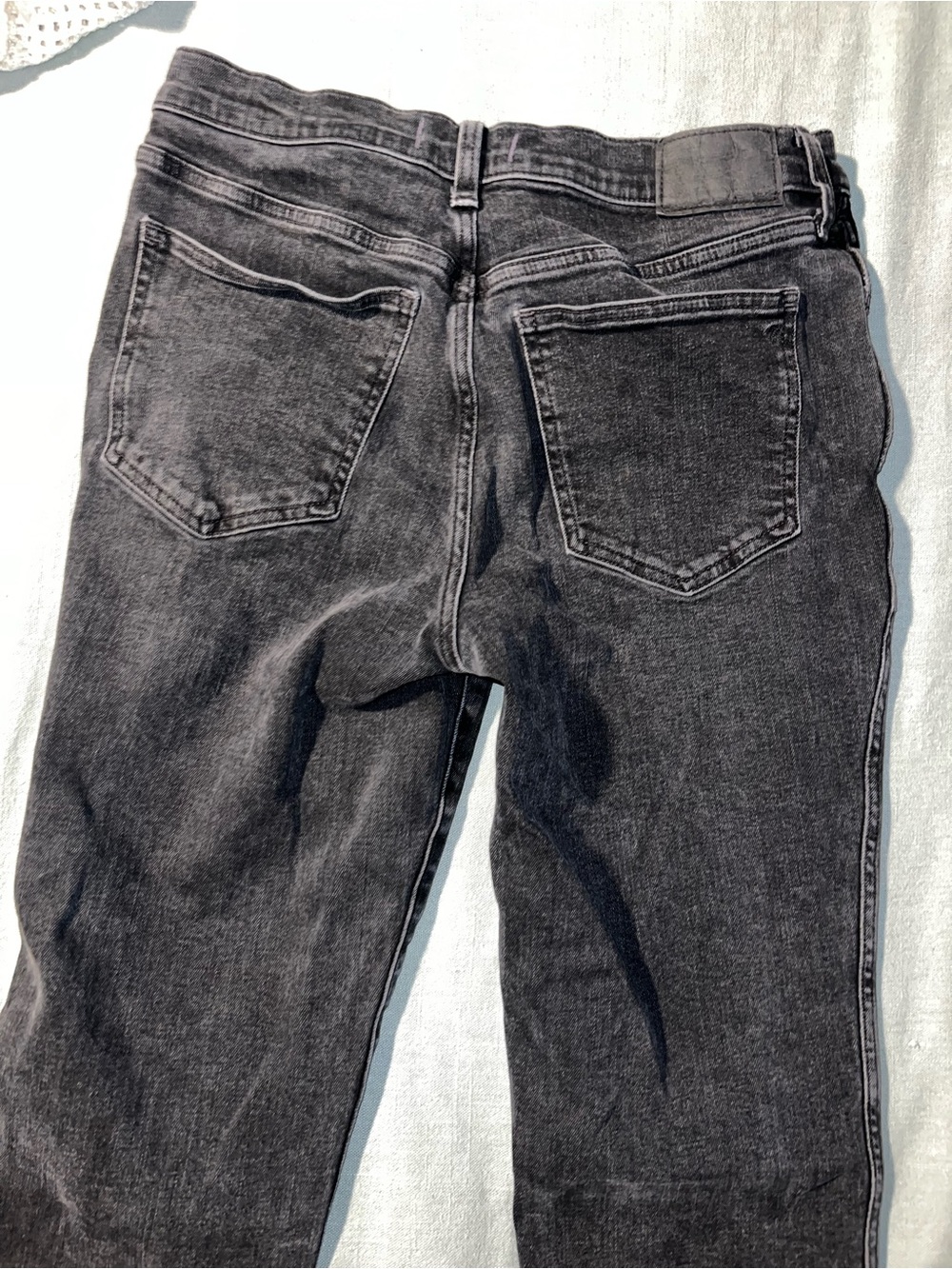 Madewell mid rise stovepipe jeans View 3